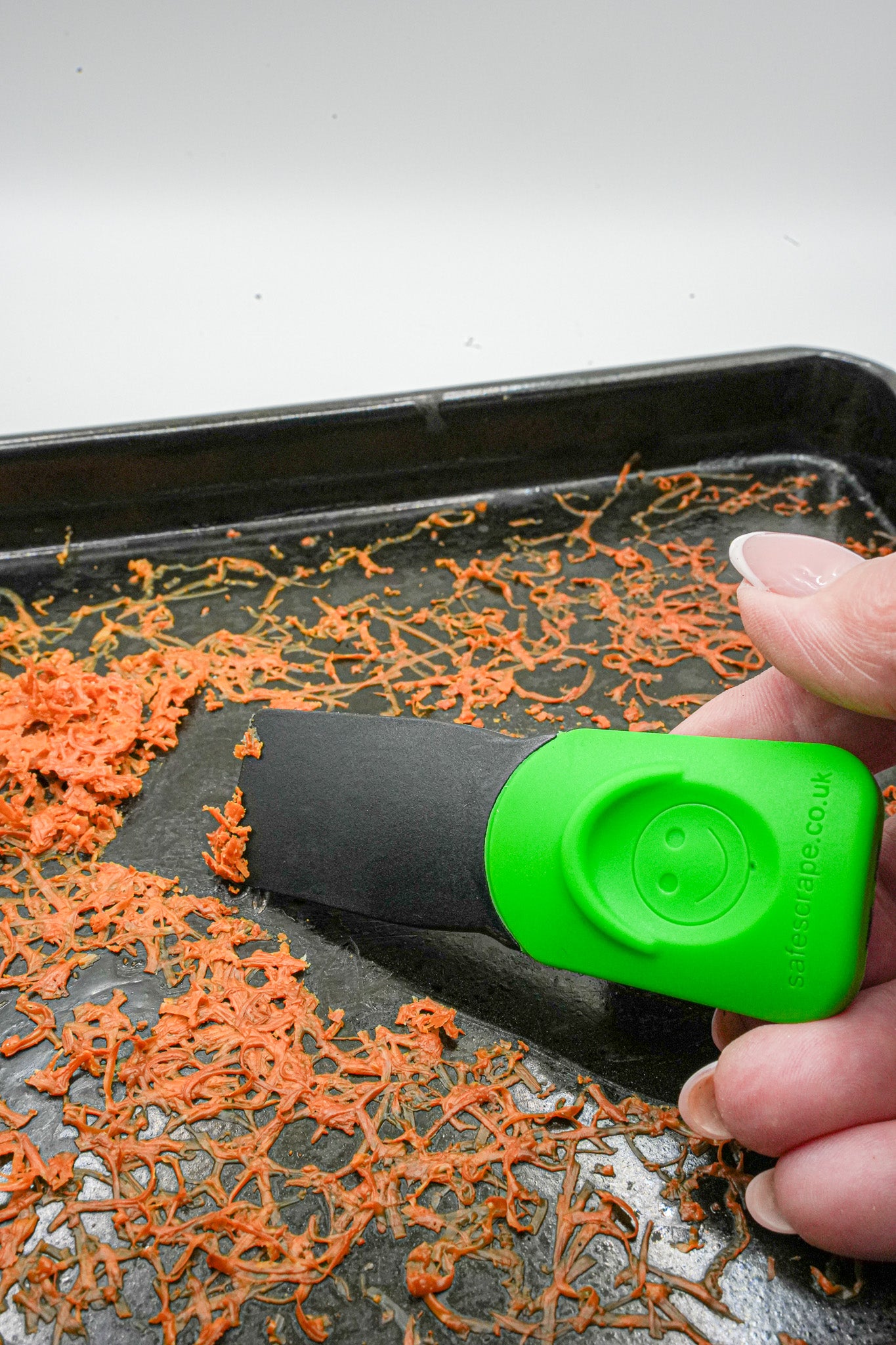 SafeScrape brand logo scraped in paint — UK non-scratch scraper